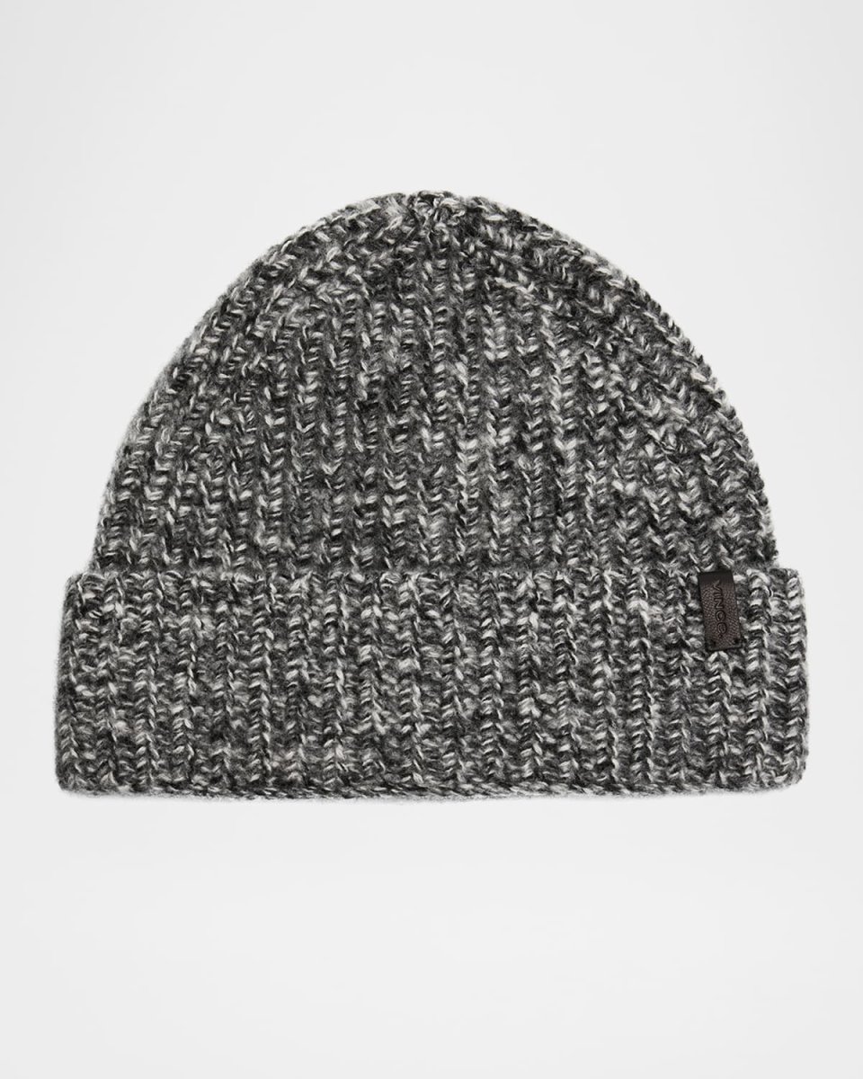 Cashmere Marl Chunky Knit Beanie